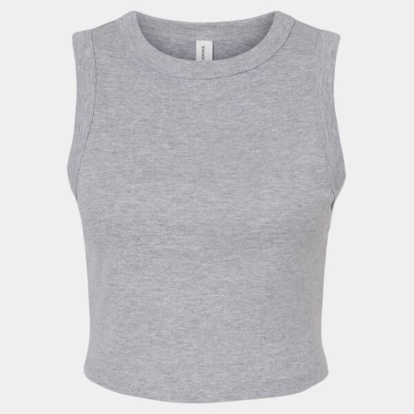 Women's Micro Rib Muscle Crop Tank Thumbnail