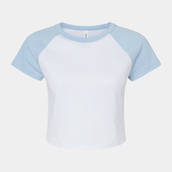 Ladies' Micro Ribbed Raglan Baby T-Shirt Thumbnail