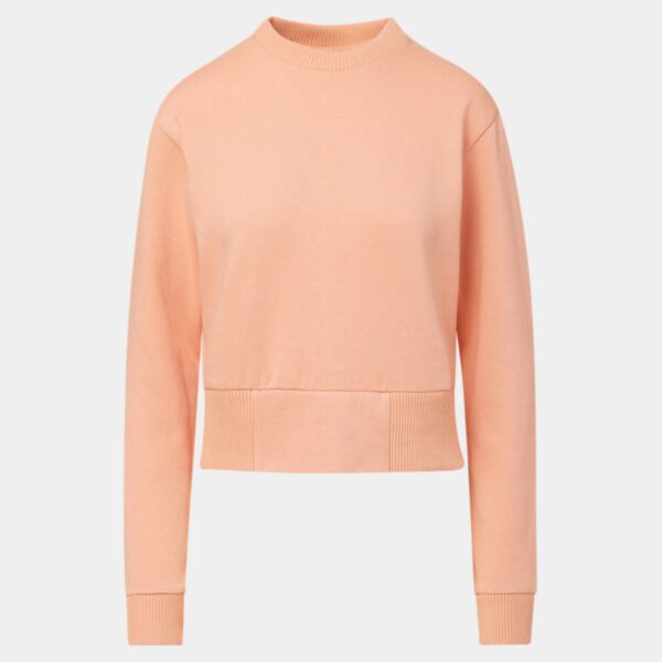 Women's Romi Cloud Fleece Crop Crewneck Sweatshirt Thumbnail