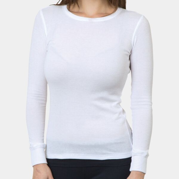 Ladies' USA Made Long-Sleeve Thermal Shirt Thumbnail
