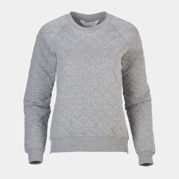 Ladies' Quilted Jersey Sweatshirt Thumbnail