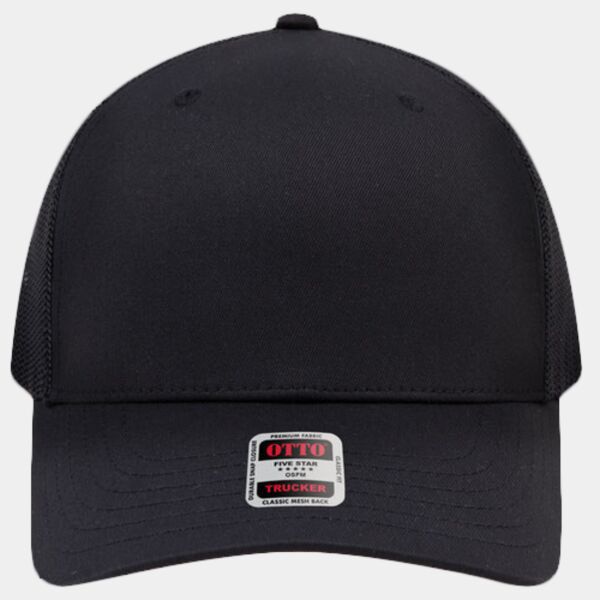 OTTO CAP® Seamless 6 Panel Mid Profile Mesh Back Trucker Hat Thumbnail