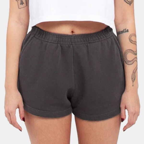 Women's Garment-Dye Fleece Shorts Thumbnail