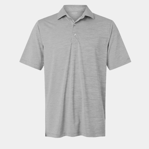 Men's Bohemian Striped Heather Performance Polo Thumbnail