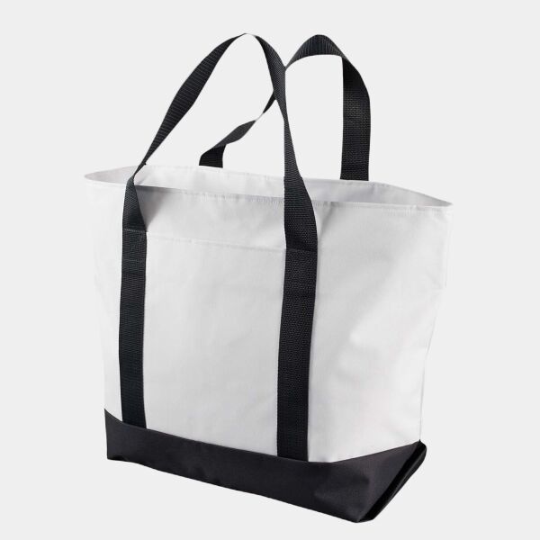 Bay View Giant Zipper Beach Tote Thumbnail