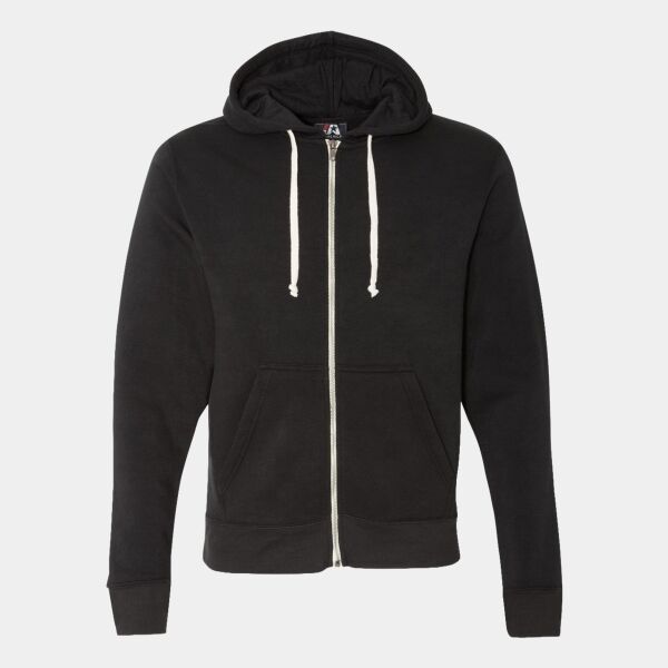 Men's Triblend Full-Zip Hooded Sweatshirt Thumbnail