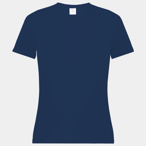 Girls' Attain Wicking V-Neck T-Shirt Thumbnail