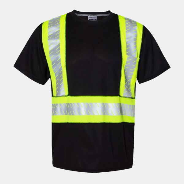 Unisex EV Series® Enhanced Visibility Contrast Pocket T-Shirt Thumbnail