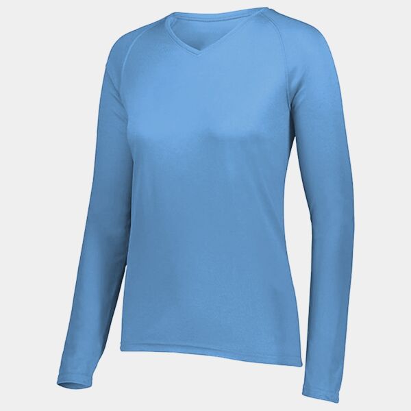 Ladies' Attain Wicking Long-Sleeve T-Shirt Thumbnail