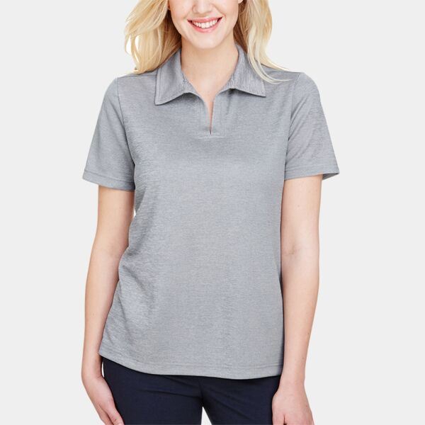 CrownLux Performance® Ladies' Address Melange Polo Thumbnail