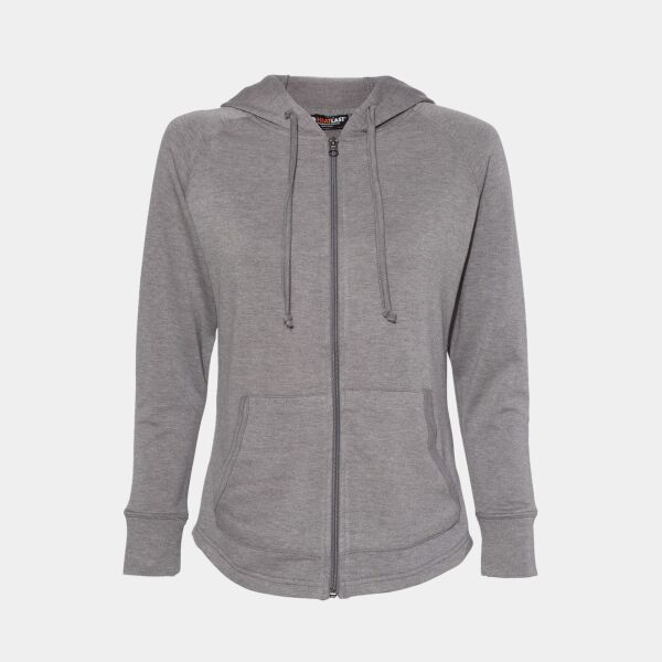 Women’s HeatLast™ Fleece Faux Cashmere Full-Zip Hooded Sweatshirt Thumbnail
