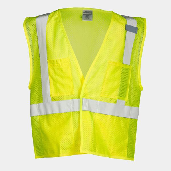 Unisex 4 Pocket Hook-and-Loop Mesh Vest Thumbnail