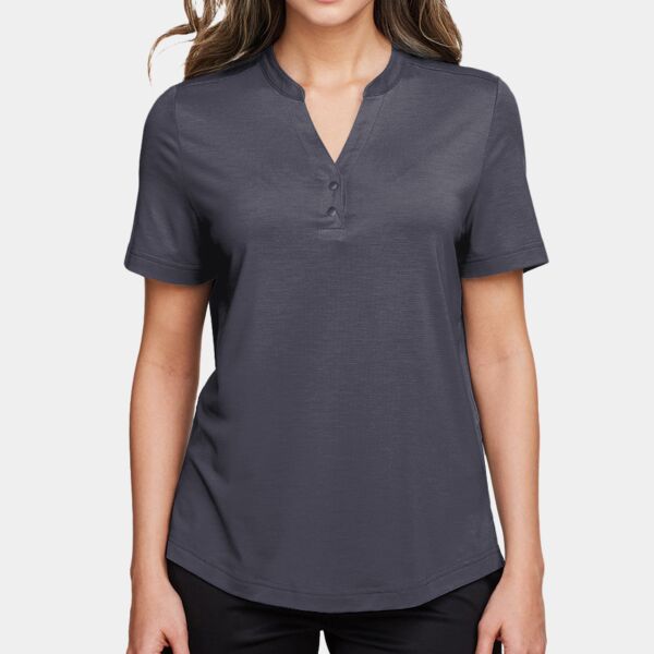 Ladies' JAQ Snap-Up Stretch Performance Polo Thumbnail