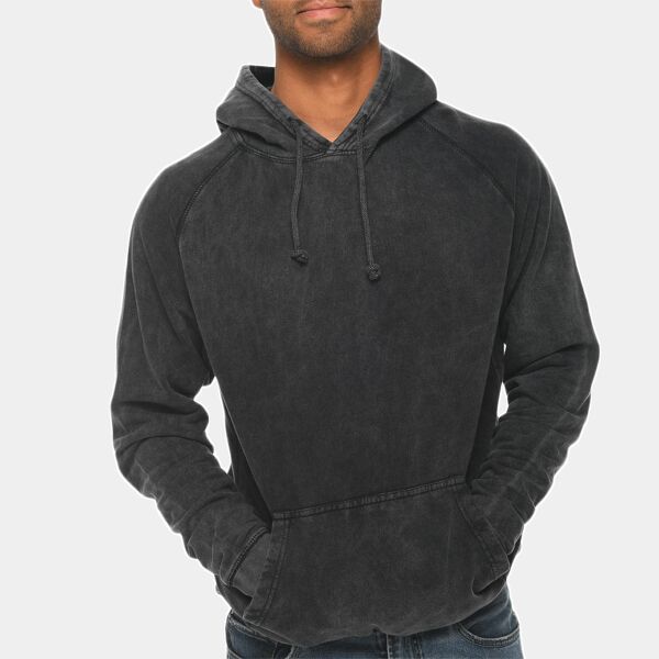 Unisex Vintage Raglan Hooded Sweatshirt Thumbnail