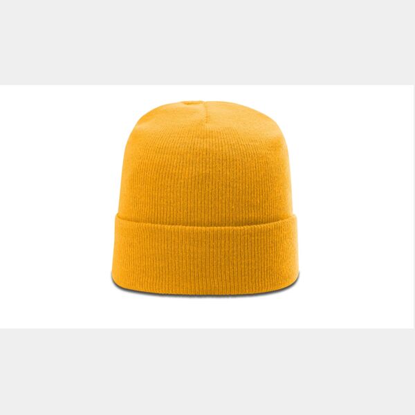 R18 Solid Beanie Cuffed Gold Thumbnail