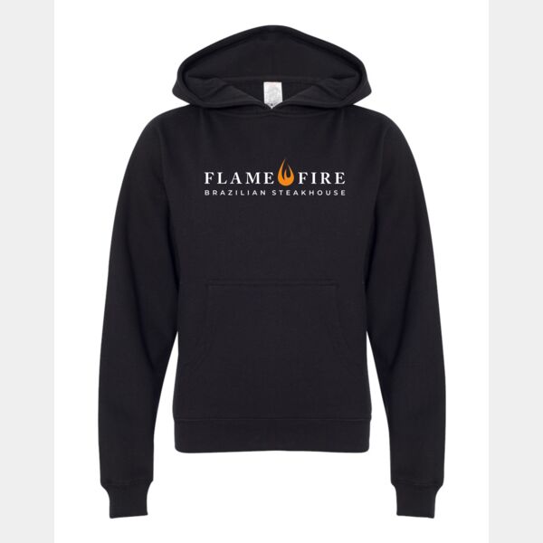 flame and fire_ss4001Y youth hoodie_full color logo Thumbnail