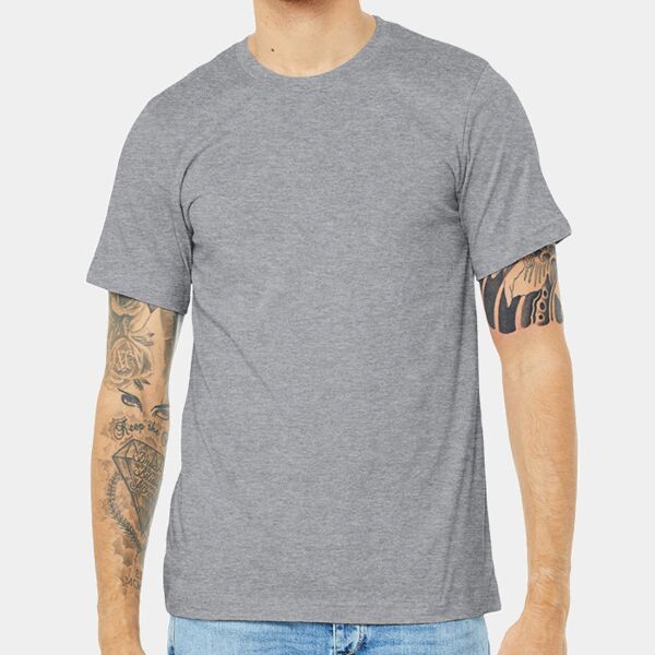 (I) Unisex Heather CVC Short Sleeve Tee Thumbnail