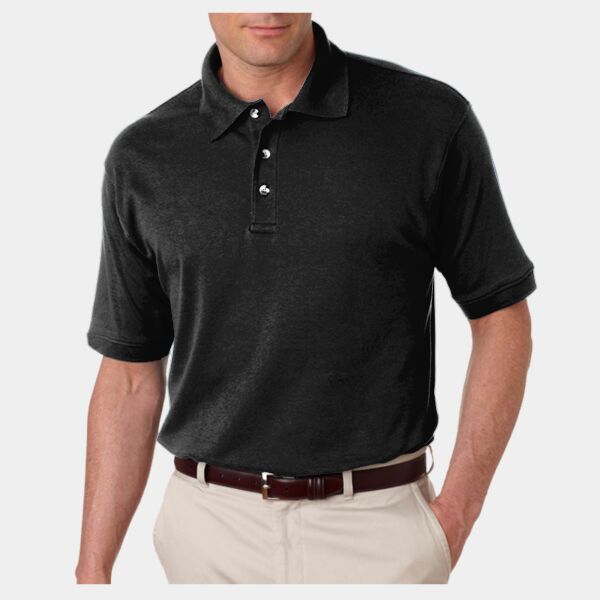 (IKEA) Men's Egyptian Cotton Interlock Polo Thumbnail