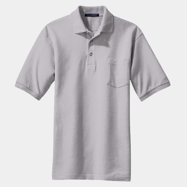 DryBlend™ 6 oz., 50/50 Jersey Polo with Pocket Thumbnail