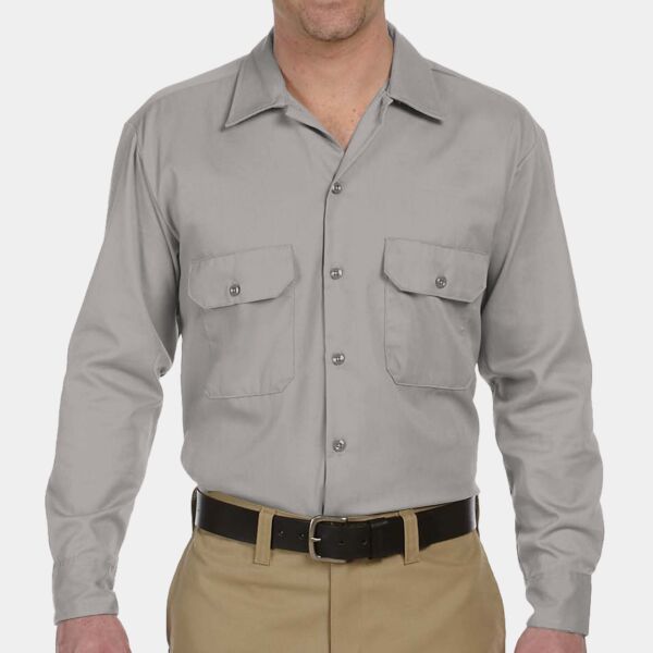 Men's 5.25 oz. Long-Sleeve Work Shirt Thumbnail