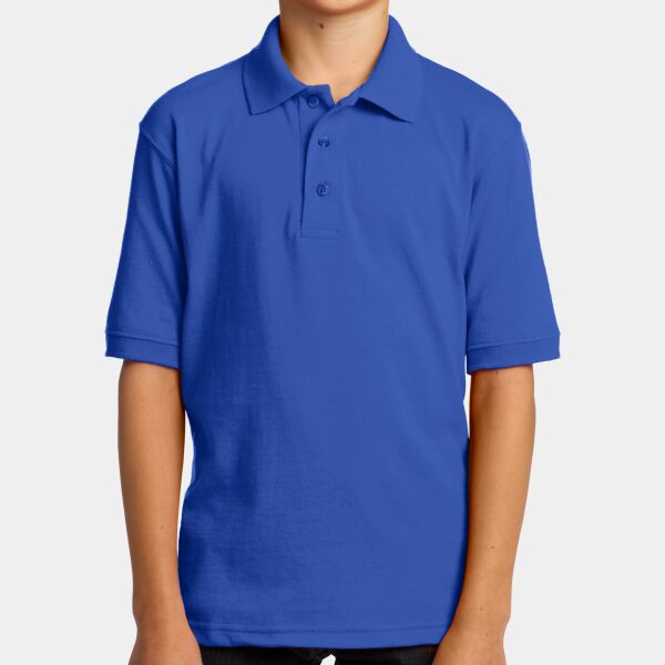 Youth 5.5 Ounce Jersey Knit Polo Thumbnail
