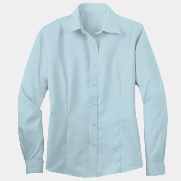 Ladies Long Sleeve Non Iron Twill Shirt Thumbnail