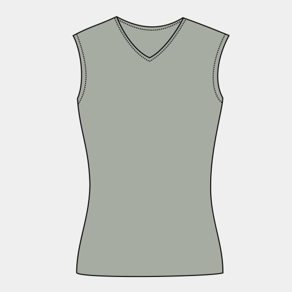 Ladies Sleeveless Competitor™ V Neck Tee Thumbnail