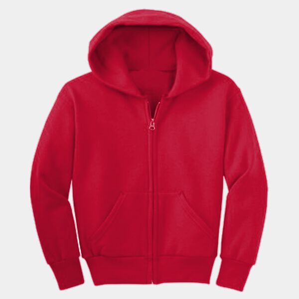 Youth Full Zip Hooded Sweatshirt Thumbnail