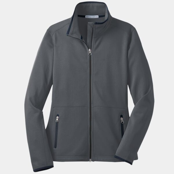 (KM) *Ladies Pique Fleece Jacket Thumbnail
