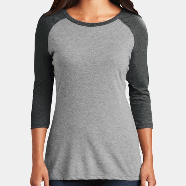 Ladies Perfect Tri ™ 3/4 Sleeve Raglan Thumbnail
