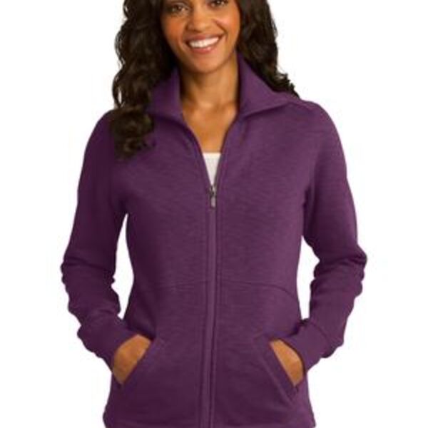 L293 Port Authority® Ladies Slub Fleece Full-Zip Jacket Thumbnail