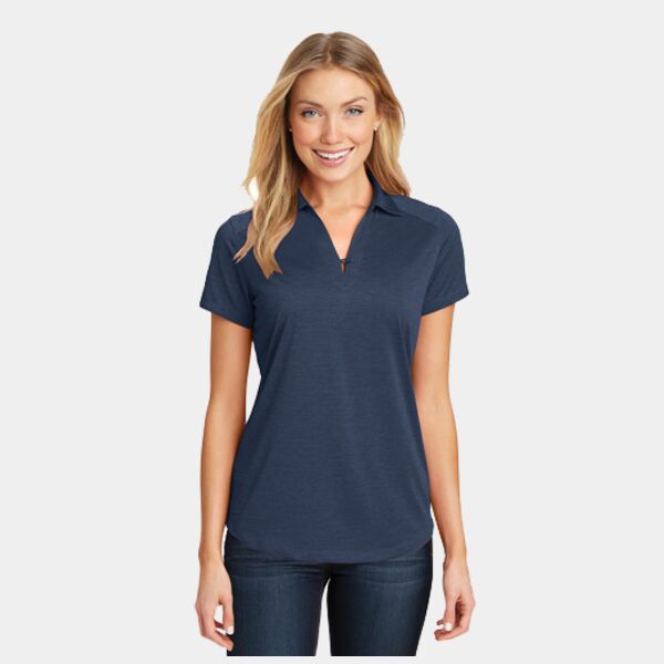 Port Authority® Ladies Digi Heather Performance Polo Thumbnail