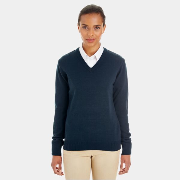 Harriton Ladies' Pilblo V-Neck Sweater Thumbnail