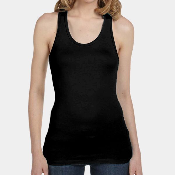 Ladies’  4 oz. Sheer Rib Racerback Tank Thumbnail