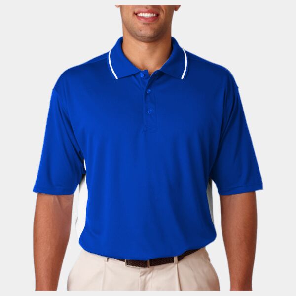 8406 Adult Cool & Dry Sport Two-Tone Mesh Performance Polo Thumbnail