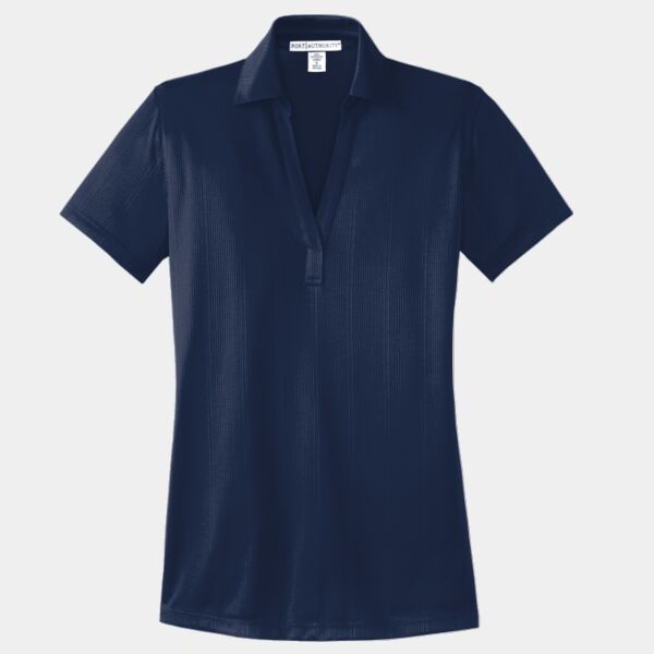 (OMNI) Ladies Performance Fine Jacquard Polo Thumbnail