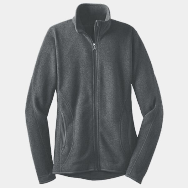(DPSI) RH55 Ladies Sweater Fleece Full Zip Jacket Thumbnail